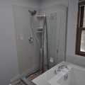 Steve s Glass in Bettendorf can t cut glass properly so we wait another couple weeks for the shower door